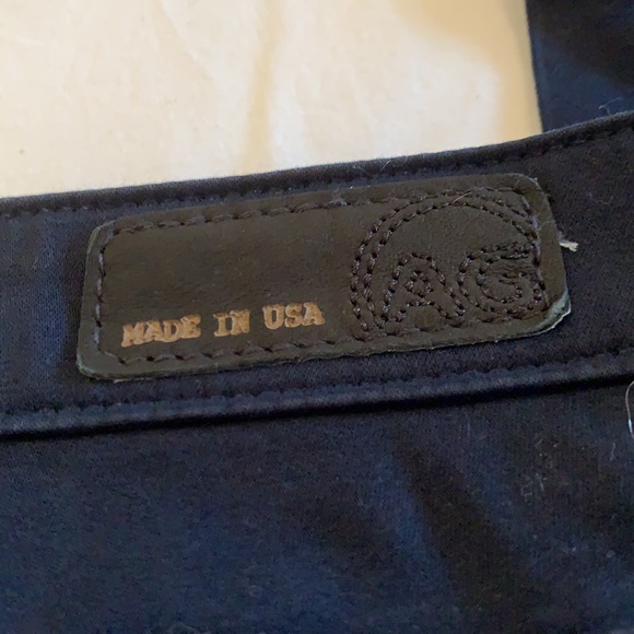 AG THE STILT CIGARETTE LEG JEANS IN SOFT PIMA COTTON COLOR DARK NAVY BLUE - Picture 14 of 16